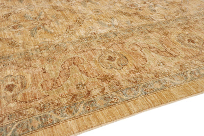 Canvello Ferehan Hand - Knotted Lamb's Wool Area Rug - 8'11" X 11'5" - Canvello