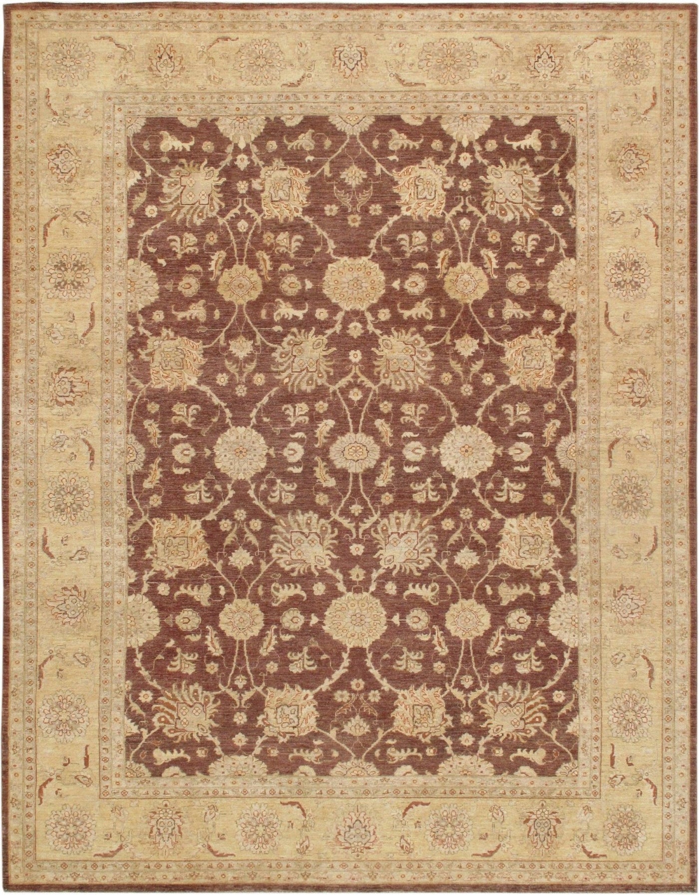 Canvello Ferehan Hand - Knotted Lamb's Wool Area Rug - 8'6" X 11'3" - Canvello