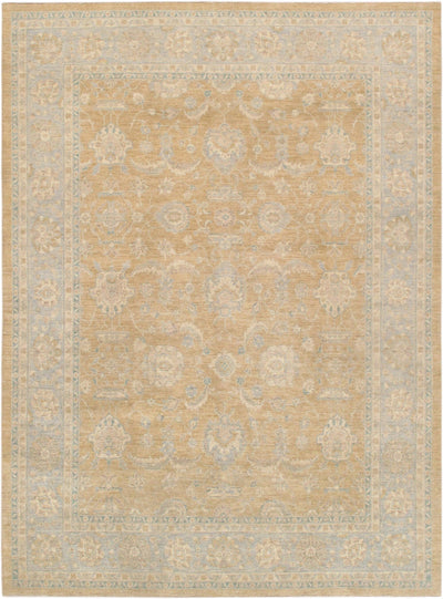 Canvello Ferehan Hand-Knotted Lambs Wool Area Rug - 9'1" X 12'5"
