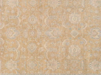 Canvello Ferehan Hand-Knotted Lambs Wool Area Rug - 9'1" X 12'5"