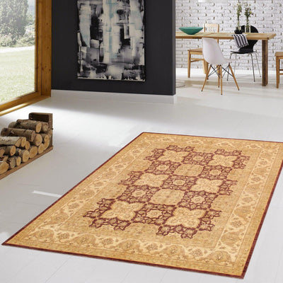 Canvello Ferehan Hand - Knotted Lamb's Wool Area Rug - 9'1" X 12'5" - Canvello