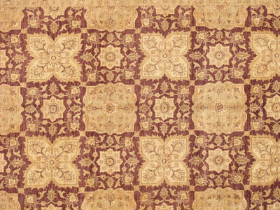 Canvello Ferehan Hand - Knotted Lamb's Wool Area Rug - 9'1" X 12'5" - Canvello