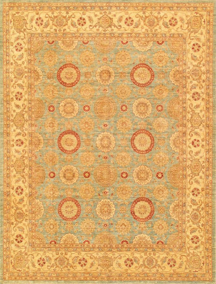 Canvello Ferehan Hand - Knotted Lamb's Wool Area Rug - 9'2" X 11'11" - Canvello