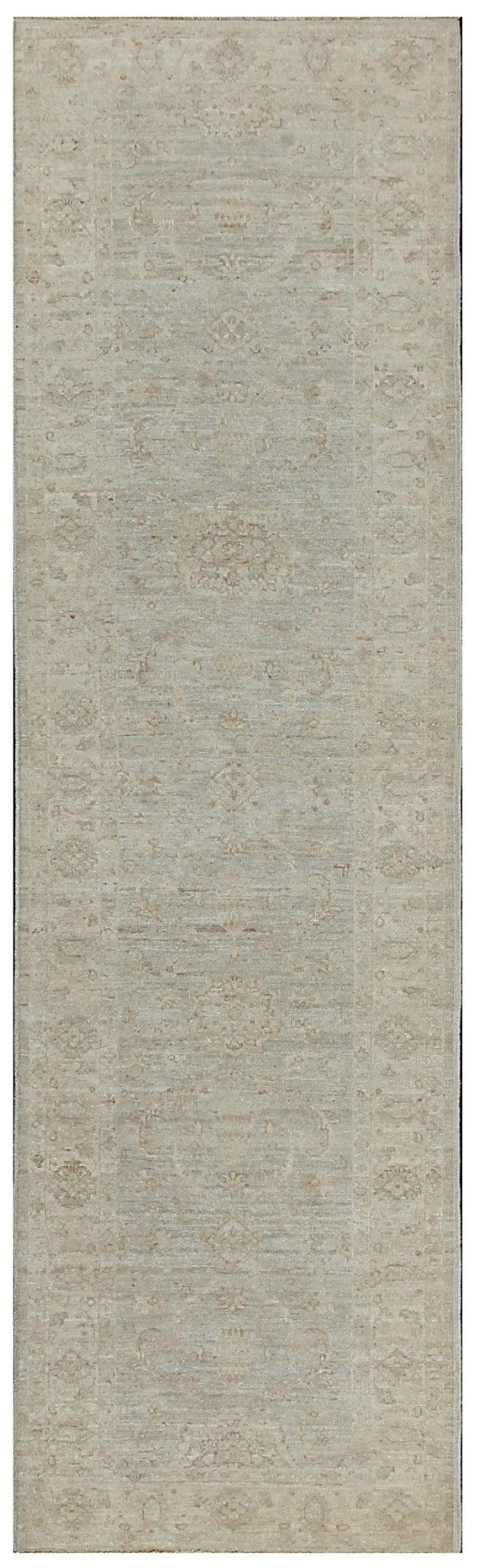 Canvello Ferehan Hand - Knotted Lamb's Wool Runner - 2'9" X 9'8" - Canvello