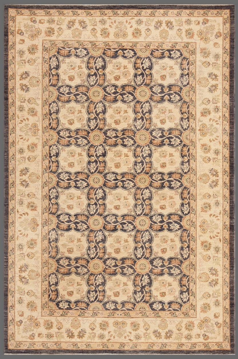 Canvello Ferehan Hand - Knotted Lamb's Wool Runner - 5'11" X 8'10" - Canvello