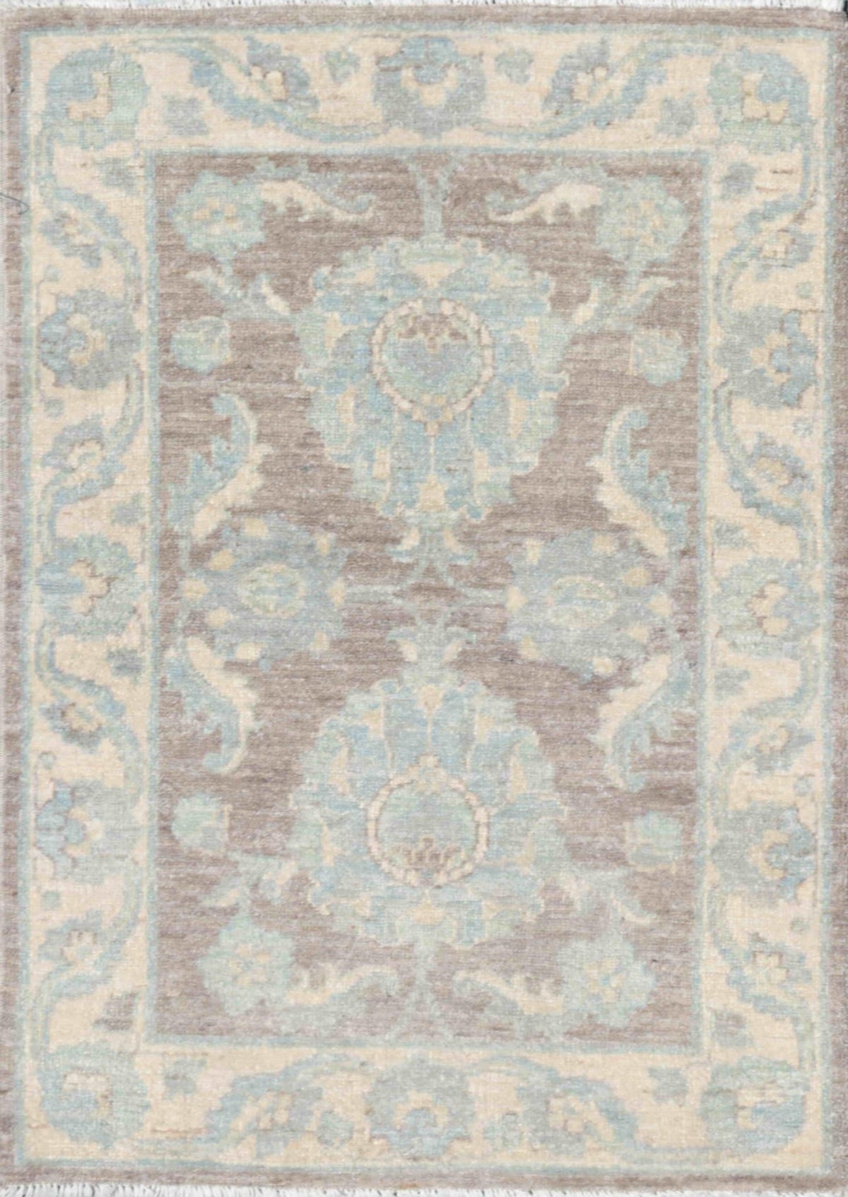 Canvello Ferehan Hand-Knotted Wool Area Rug- 2'2" X 3'
