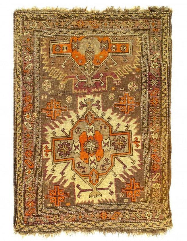 Fine Antique Caucasian Kazak 3'4'' x 5'6''