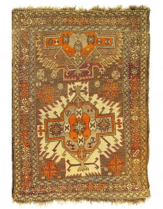 Canvello Fine Antique Caucasian Kazak 3'4'' x 5'6'' - Canvello