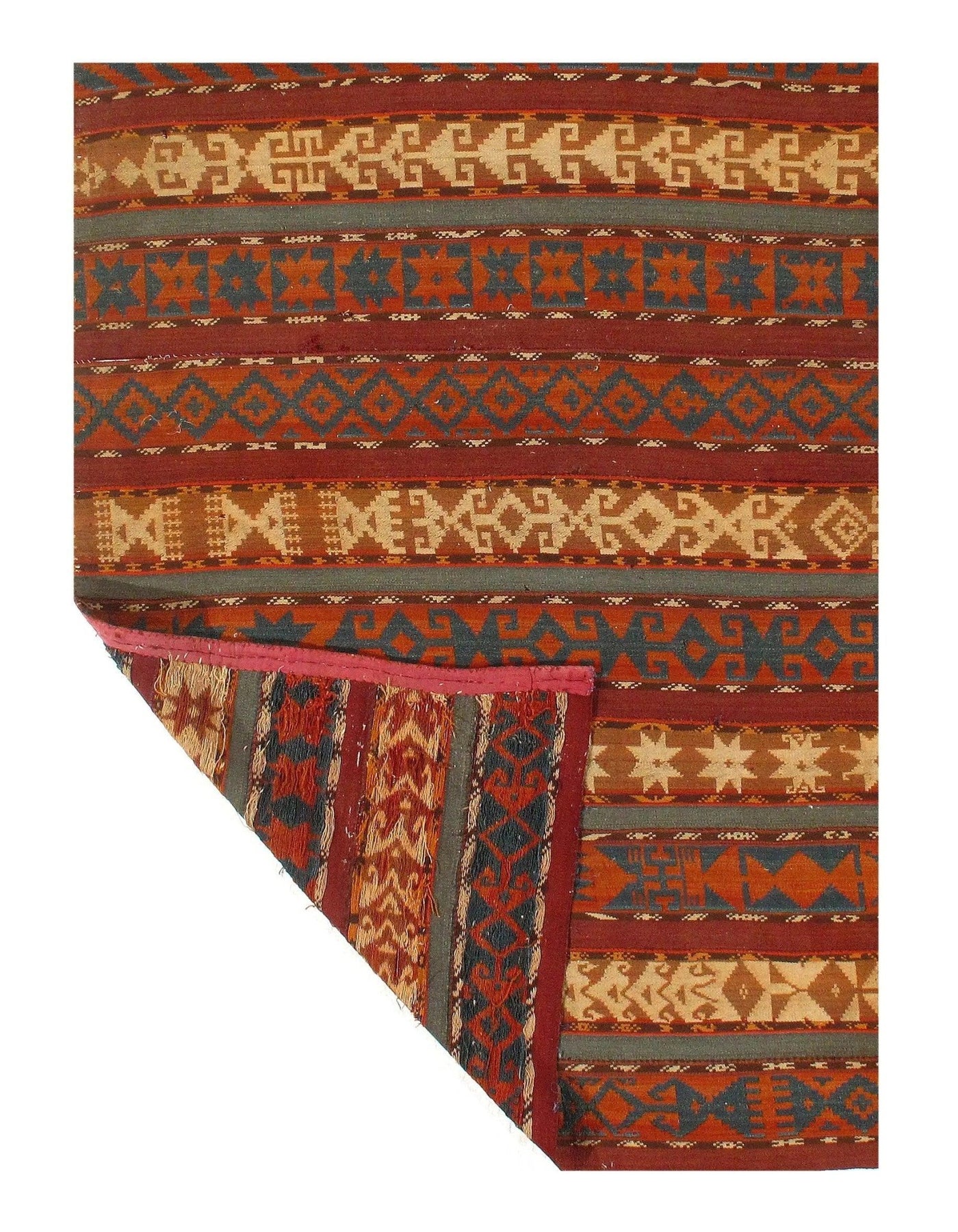 Canvello Fine Antique Turkish Kilim 4'10" x 5'8" - Canvello