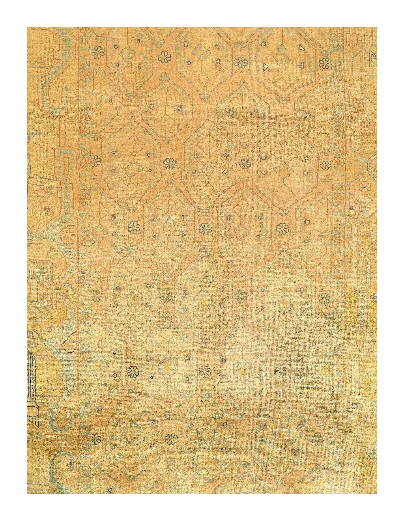 Fine Arts Craft Hand-Knotted Rug - 9'8" X 13'11"
