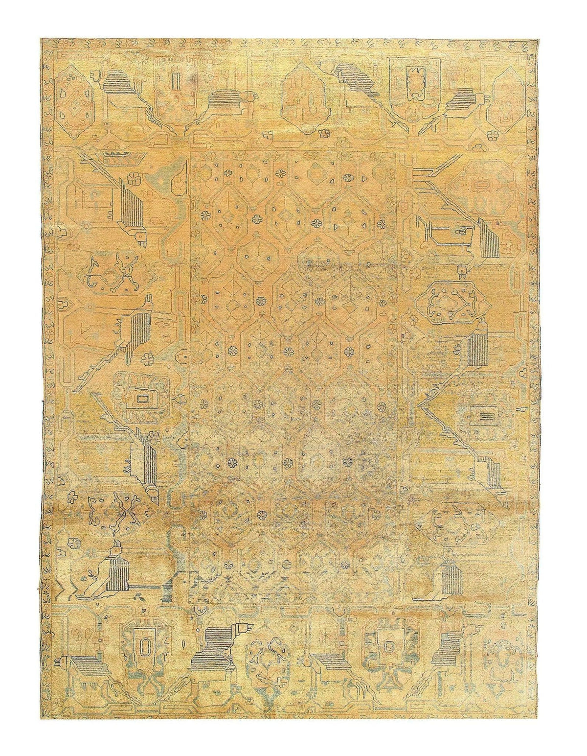 Canvello Fine Arts Craft 手結地毯 - 9'8" X 13'11"