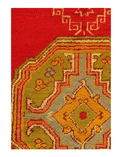 Canvello Fine Hand Antique Turkish Oushak Rug 8'2'' X 9' - Canvello