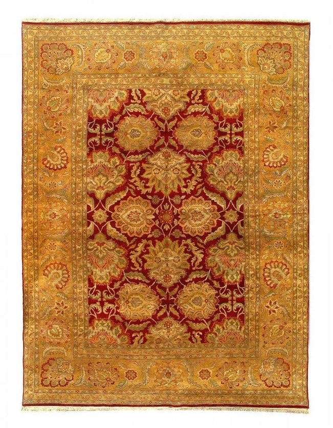 Canvello Fine Hand Knotted Agra rug - 10' X 14''