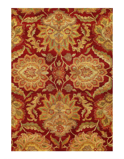 Canvello Fine Hand Knotted Agra rug - 10' X 14''