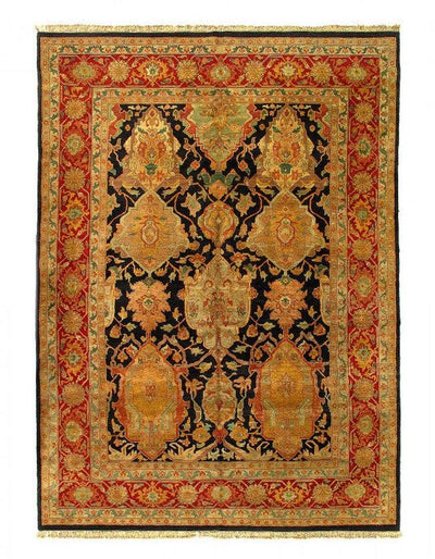 Canvello Fine Hand knotted Agra Rug - 10' X 14'4'' - Canvello