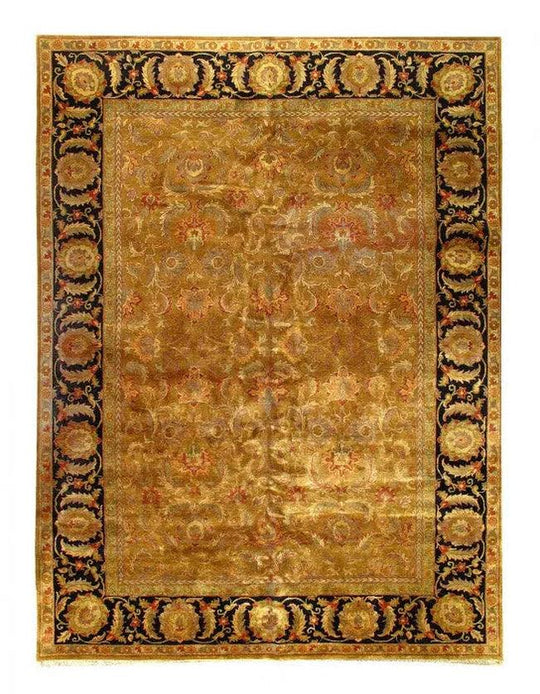 Canvello Fine Hand Knotted Agra Rug - 10'4'' X 13'11''