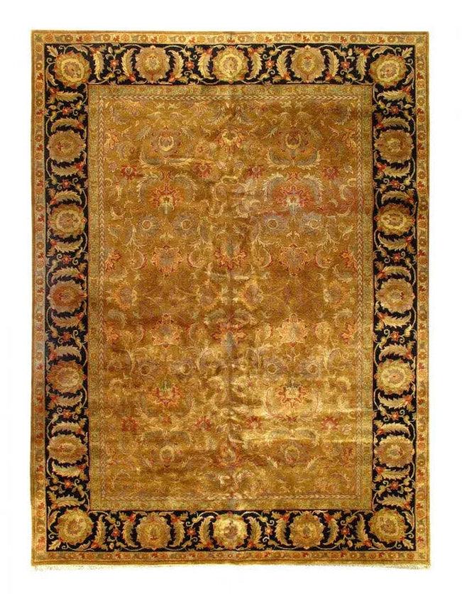 Canvello Fine Hand Knotted Agra Rug - 10'4'' X 13'11'' - Canvello