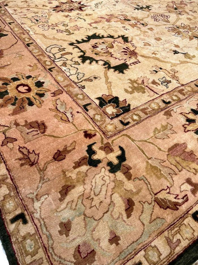 Canvello Fine Hand Knotted Agra rug - 12' X 17'' - Canvello