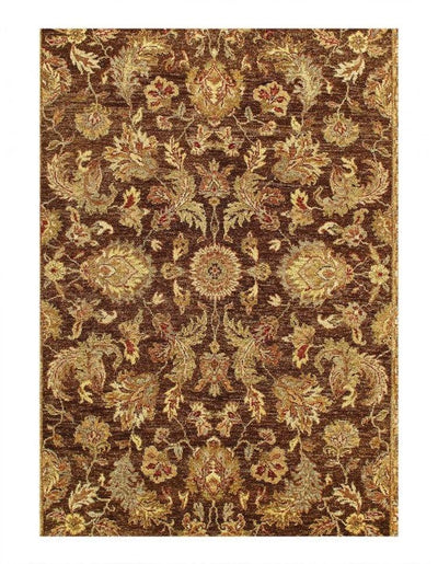 Canvello Fine Hand Knotted Agra rug 6' X 9' - Canvello