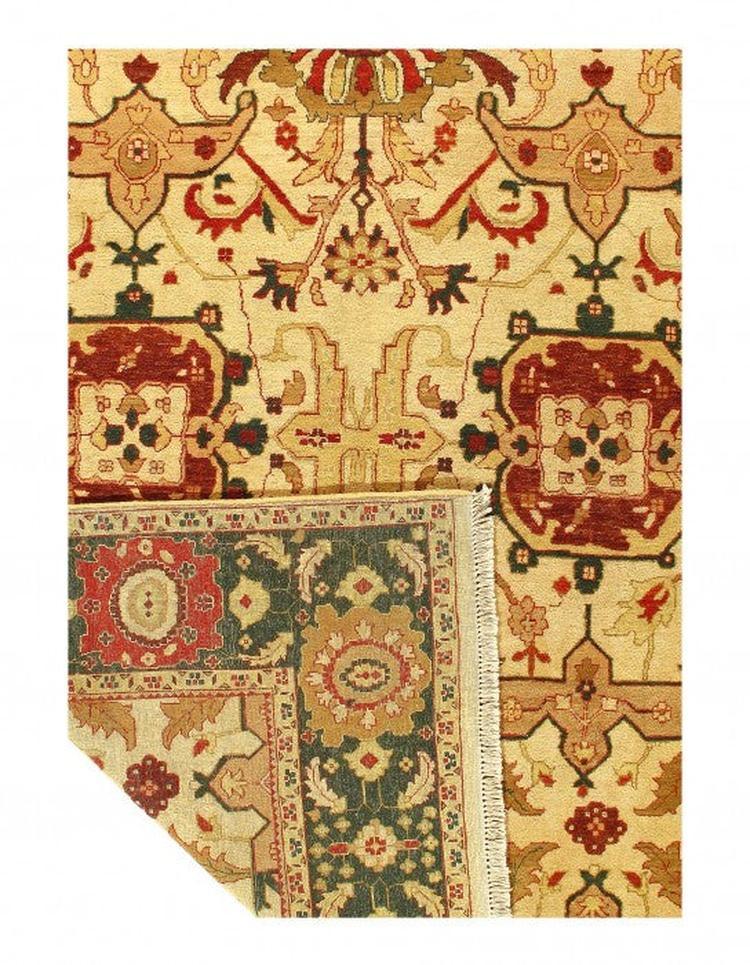 Canvello Fine Hand Knotted Agra Rug - 8' X 10' - Canvello