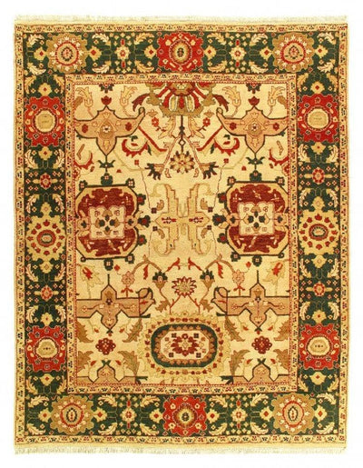 Canvello Fine Hand Knotted Agra Rug - 8' X 10' - Canvello