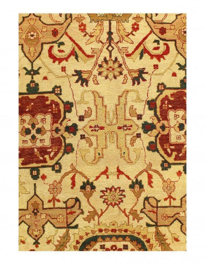 Canvello Fine Hand Knotted Agra Rug - 8' X 10'