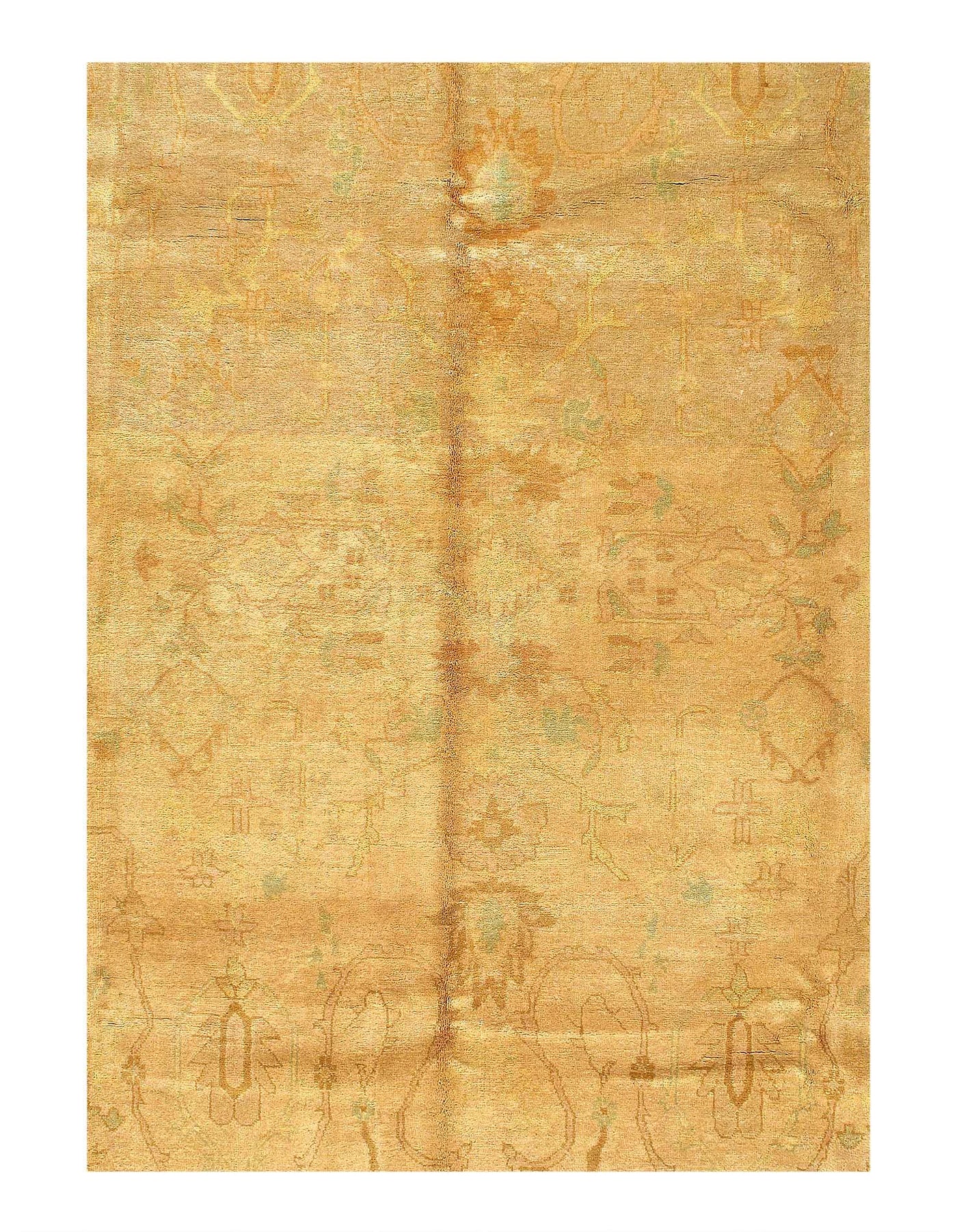 Canvello Fine Hand Knotted Agra rug - 8'11'' X 12'11'' - Canvello