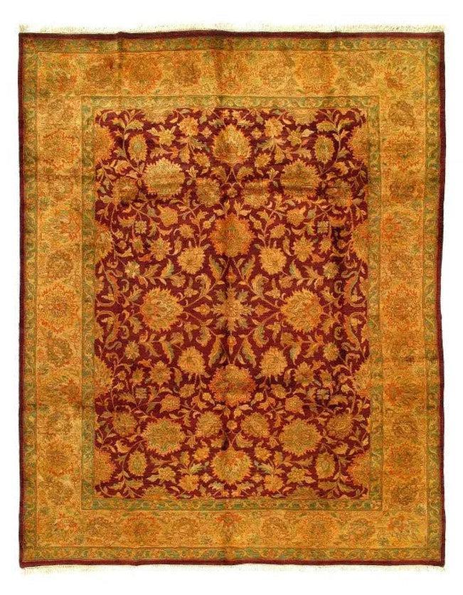 Canvello Fine Hand Knotted Agra rug 9' 1''X 12'1'' - Canvello