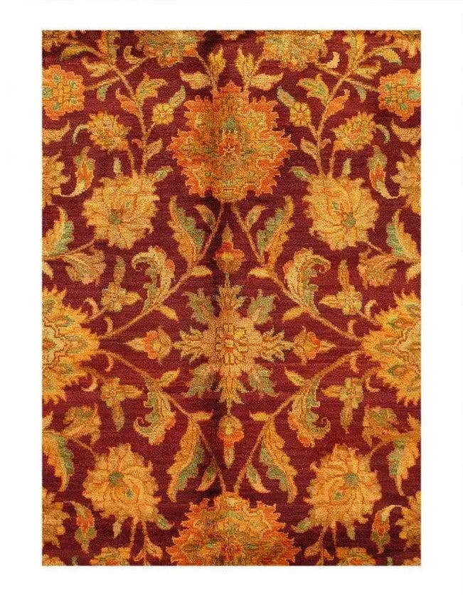 Canvello Fine Hand Knotted Agra rug 9' 1''X 12'1'' - Canvello