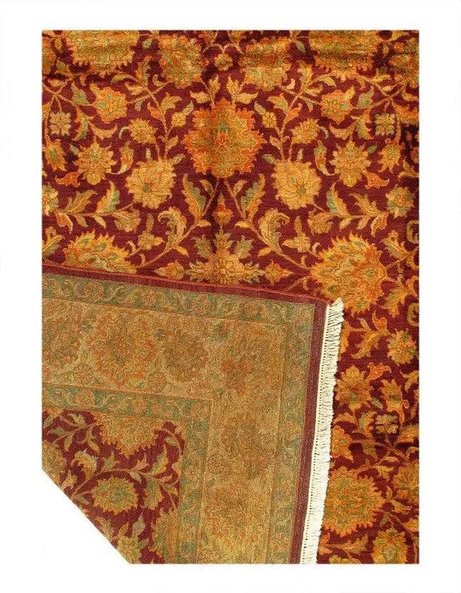 Canvello Fine Hand Knotted Agra rug 9' 1''X 12'1'' - Canvello