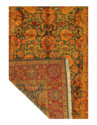 Canvello Fine Hand Knotted Agra rug - 9' X 12' - Canvello