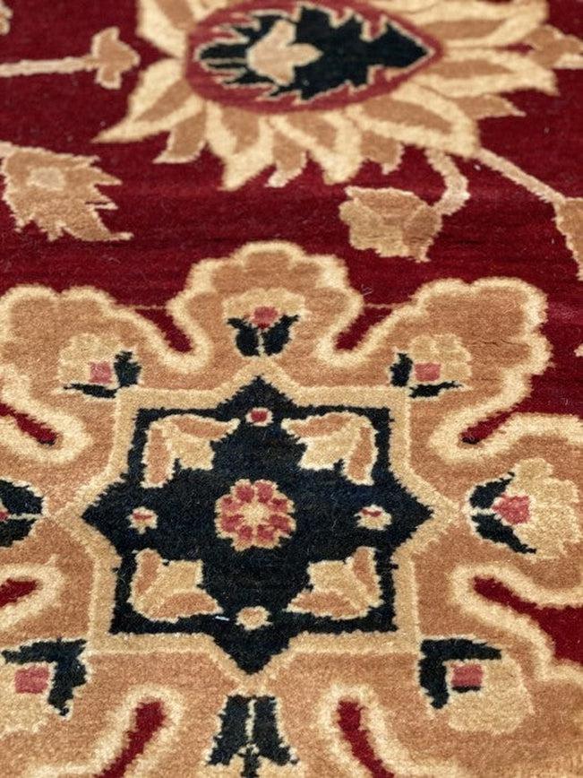 Canvello Fine Hand Knotted Agra rug 9'2''X 12' - Canvello