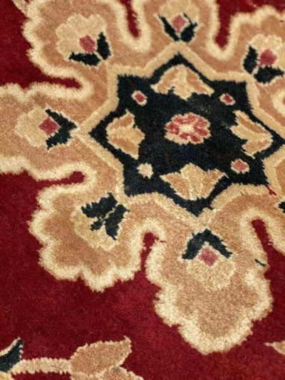 Canvello Fine Hand Knotted Agra rug 9'2''X 12' - Canvello