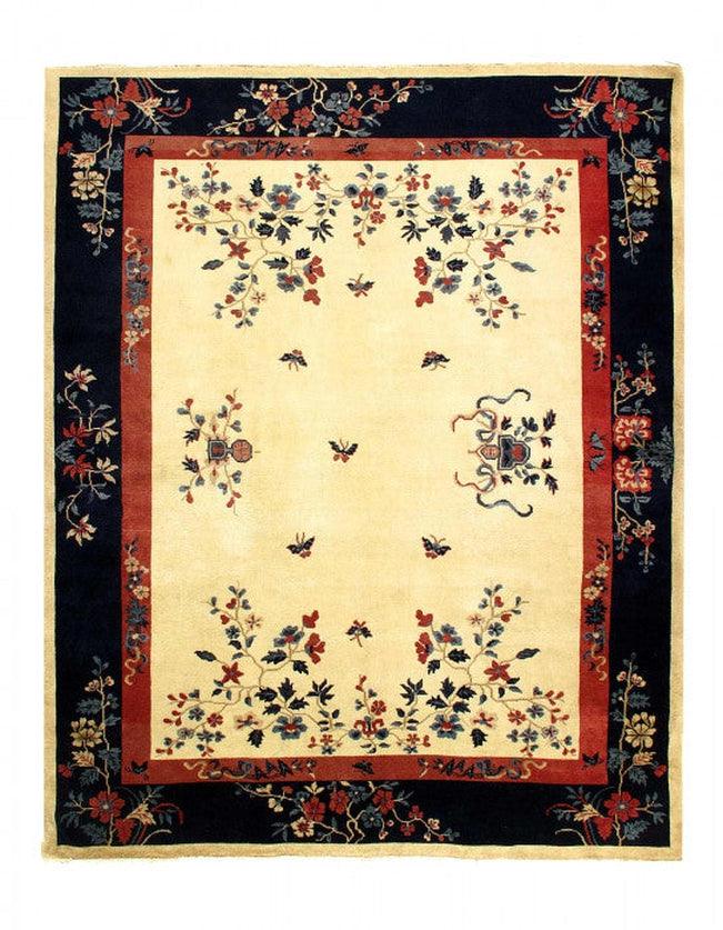 Canvello Fine Hand Knotted Antique Chinese Peking Rug - 8'2'' X 10' - Canvello