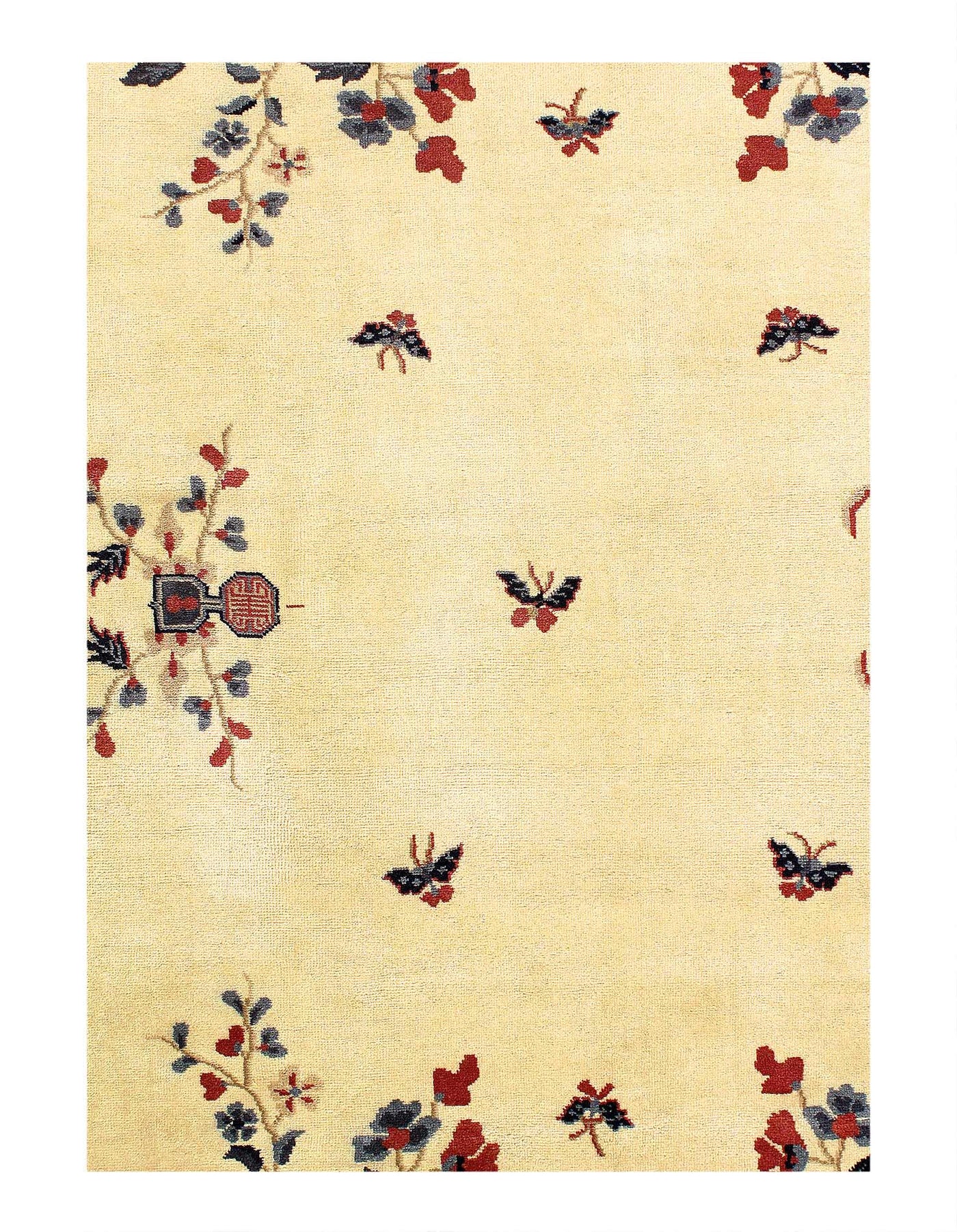 Canvello Fine Hand Knotted Antique Chinese Peking Rug - 8'2'' X 10' - Canvello