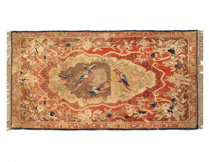 Canvello Fine Hand Knotted Antique Samarkand 4'7'' X 8'11''