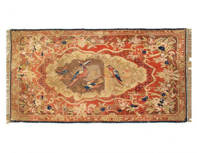 Canvello Fine Hand Knotted Antique Samarkand 4'7'' X 8'11'' - Canvello