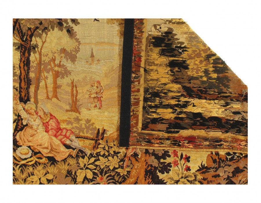 Canvello Fine Hand Knotted Antique Tapestry - 4' X 5'7'' - Canvello