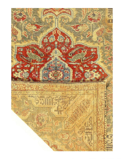 Canvello Fine Hand Knotted Antique Turkish 1'7'' X 2'7'' - Canvello