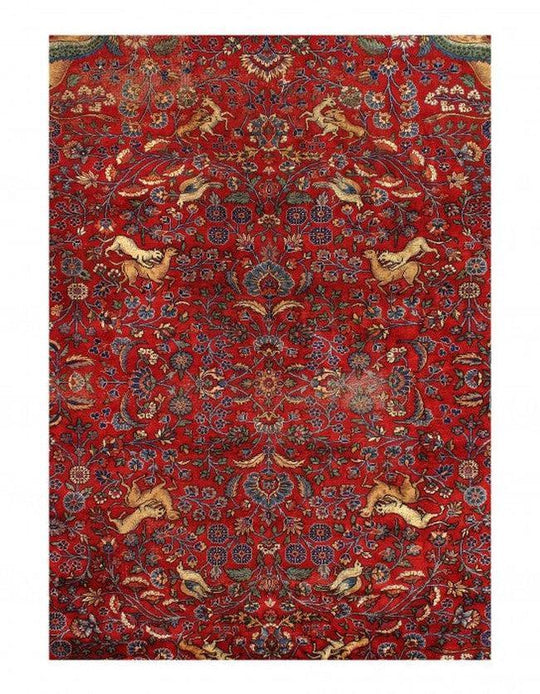 Canvello Fine Hand Knotted Antique Turkish rug 9'6'' X 11'9'' - Canvello