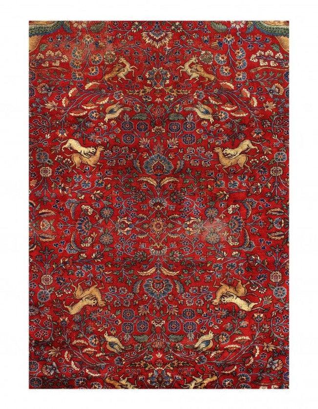 Canvello Fine Hand Knotted Antique Turkish rug 9'6'' X 11'9'' - Canvello