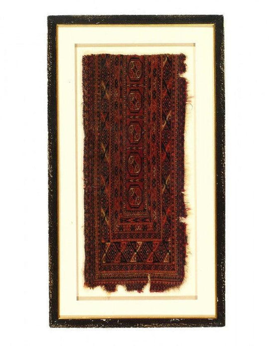 Canvello Fino Anudado a Mano Turkman Antiguo 1'2'' X 2'8''