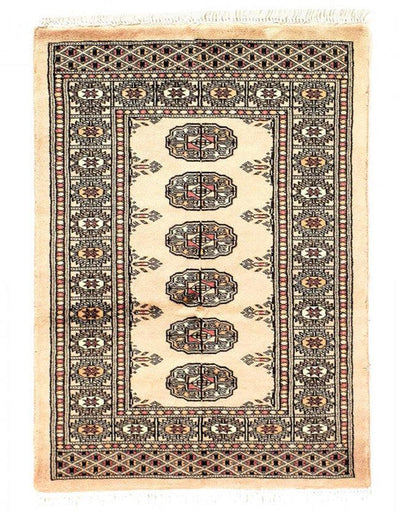 Canvello Fine Hand Knotted Bokhara Rug - 2"1'X 3"