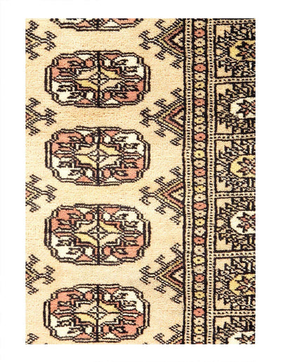 Canvello Fine Hand Knotted Bokhara Rug - 2' X 3' - Canvello