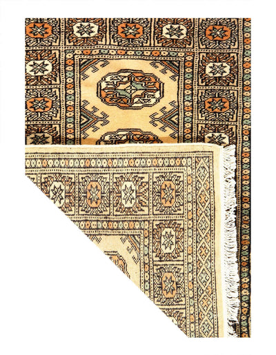 Canvello Fine Hand Knotted Bokhara rug - 2' X 3' - Canvello