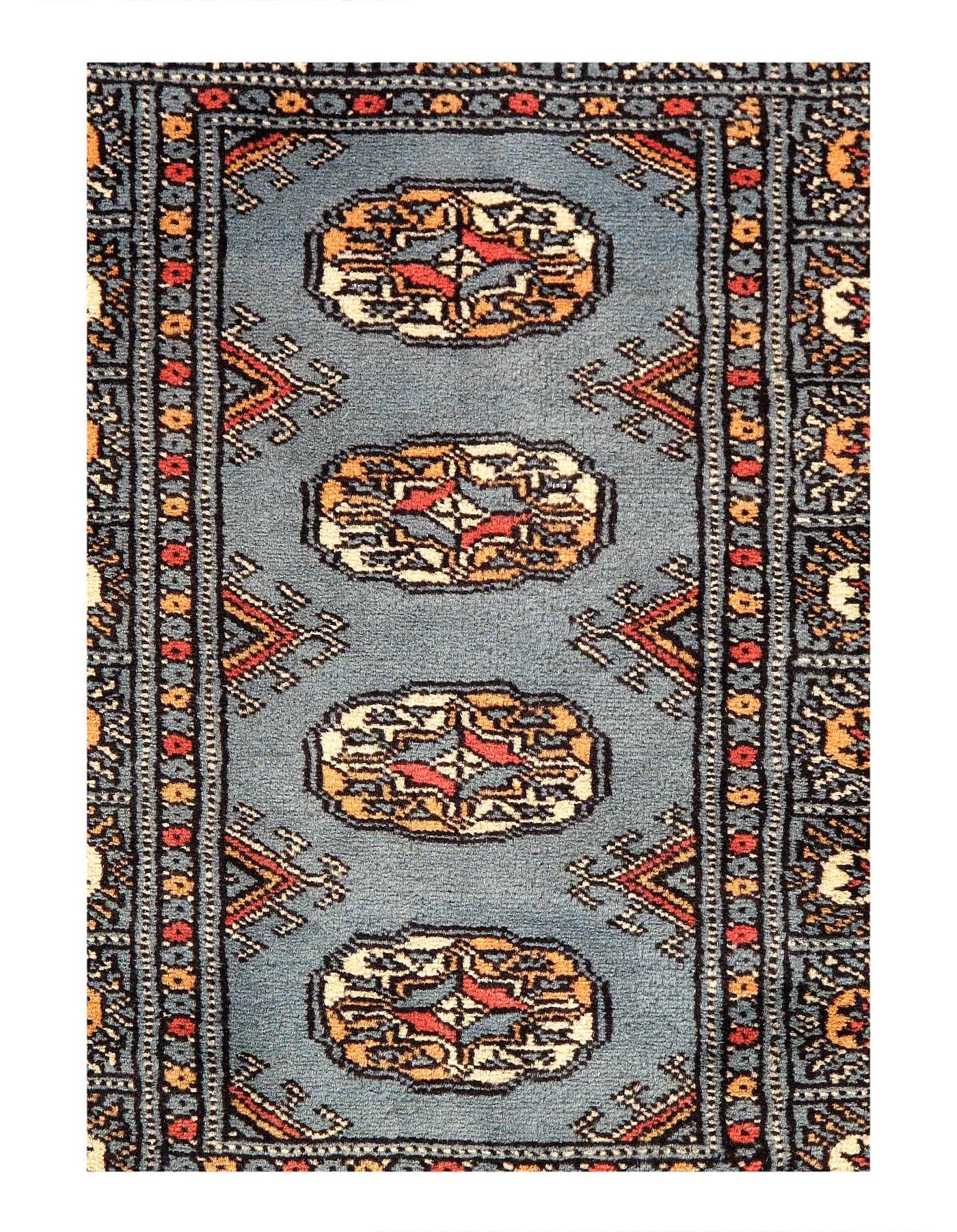 Canvello Fine Hand Knotted Bokhara Rug - 2' X 3' - Canvello