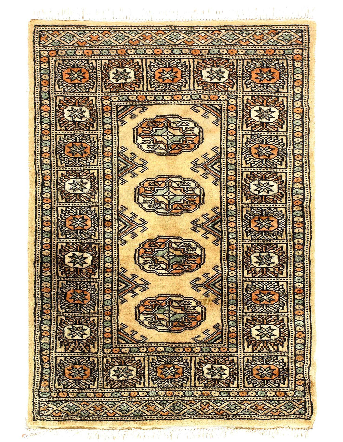 Canvello Fine Hand Knotted Bokhara rug - 2' X 3'