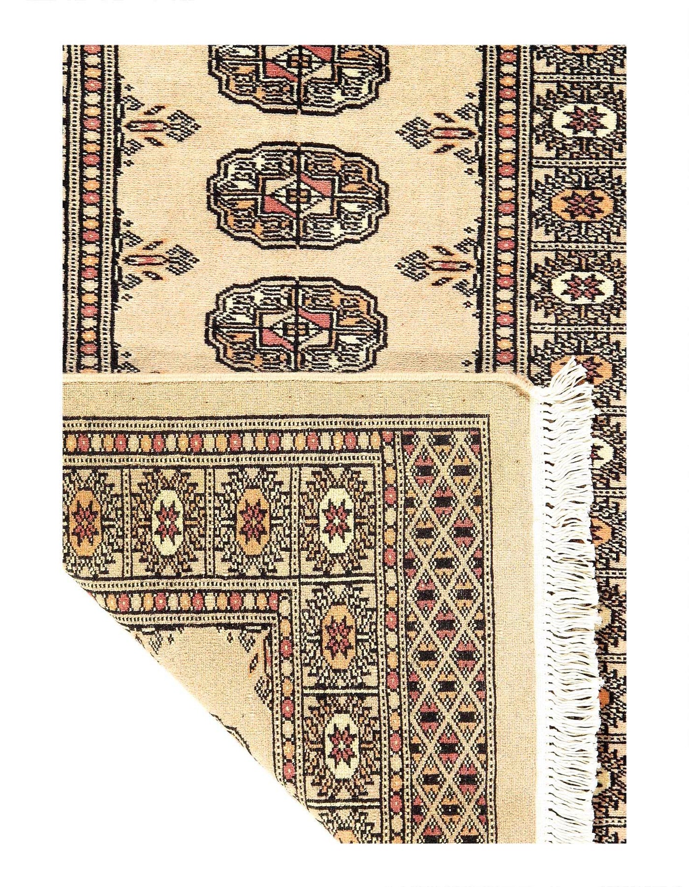 Canvello Fine Hand Knotted Bokhara Rug - 2'x3'