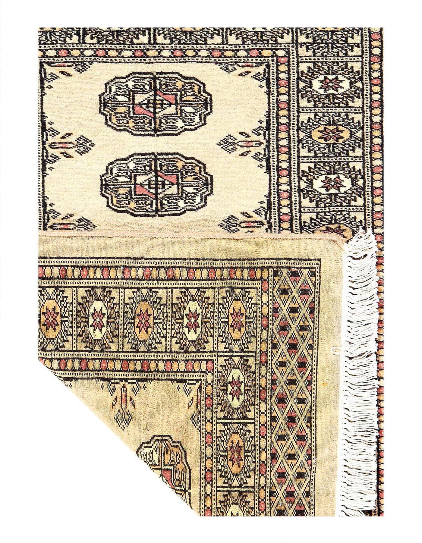 Canvello Fine Hand Knotted Bokhara Rug - 2"1'X 3" - Canvello