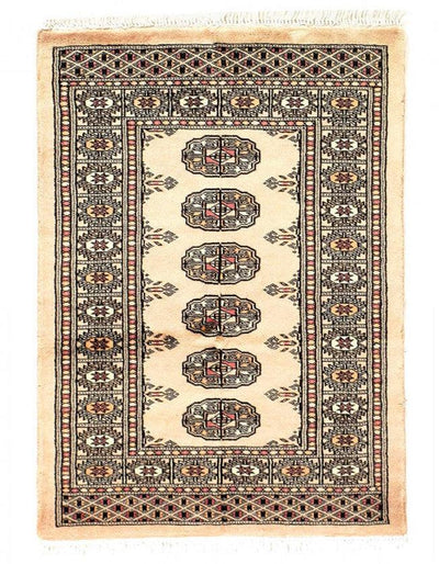 Canvello Fine Hand Knotted Bokhara Rug - 2"1'X 3" - Canvello